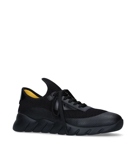 fendi black monster eyes sneakers|Fendi Monster Eyes Leather Mid.